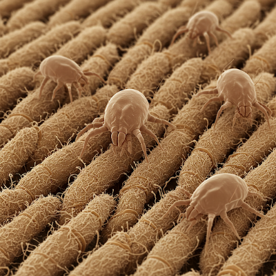 Dust Mites on Carpet