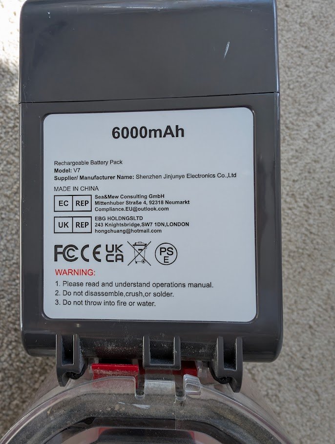Evary Battery for Dyson 1